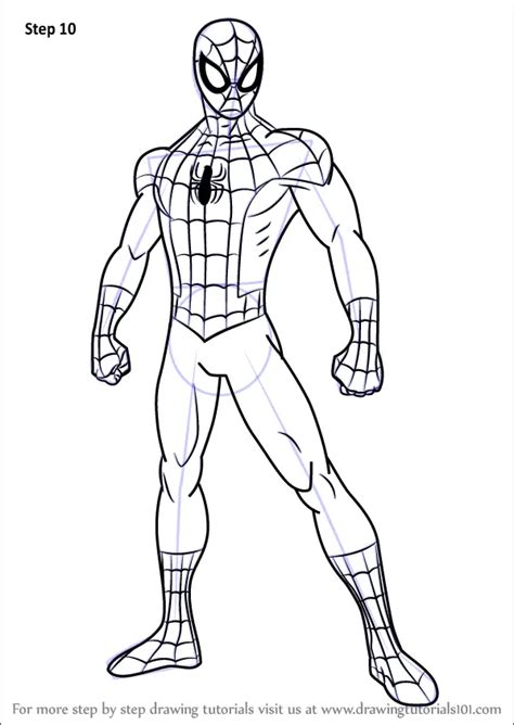 ultimate spider man drawing|spider man draw easy.